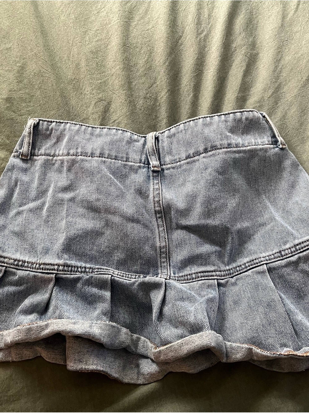 PacSun Light Blue Denim Mini Skirt - Picture 4 of 4
